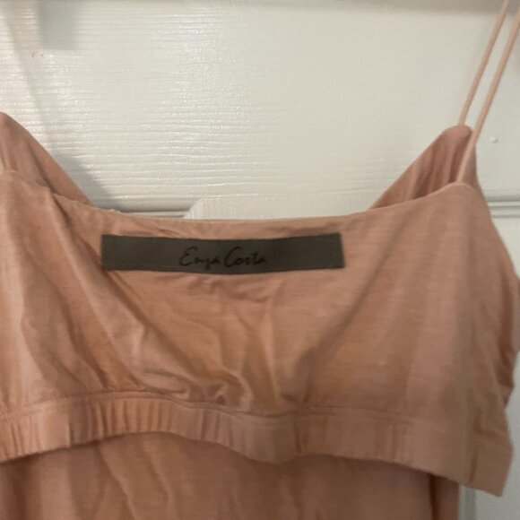 Enza Costa | Ruched Cami in Dark Nude - Picture 3 of 5
